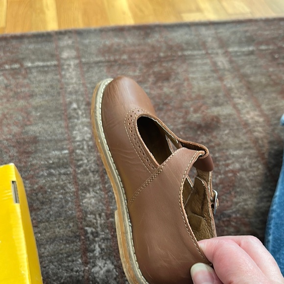 Brown Dress Shoes with Classic T-Strap Design - Picture 9 of 10